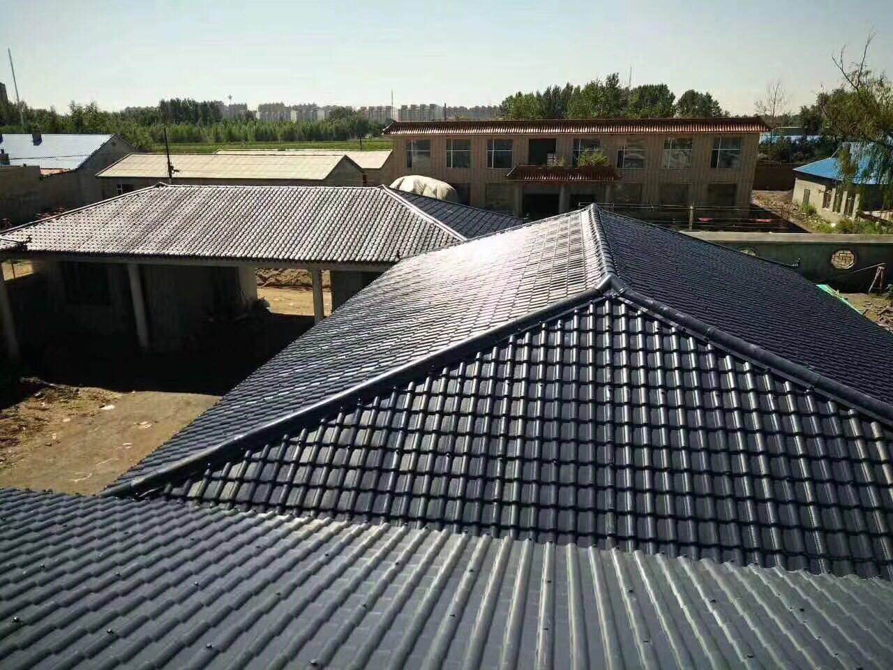 樹(shù)脂瓦工程案例 樹(shù)脂瓦工程案例